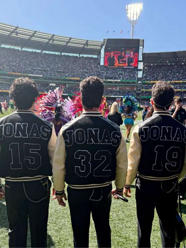 Halftime Show Jonas Brothers Varsity Jacket - detail view