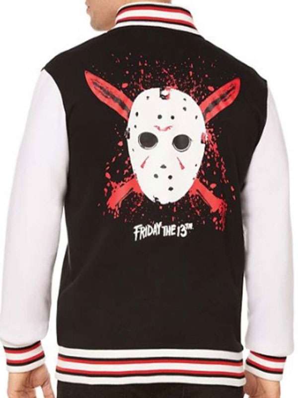 Jason Voorhees F13 Varsity Jacket - back view