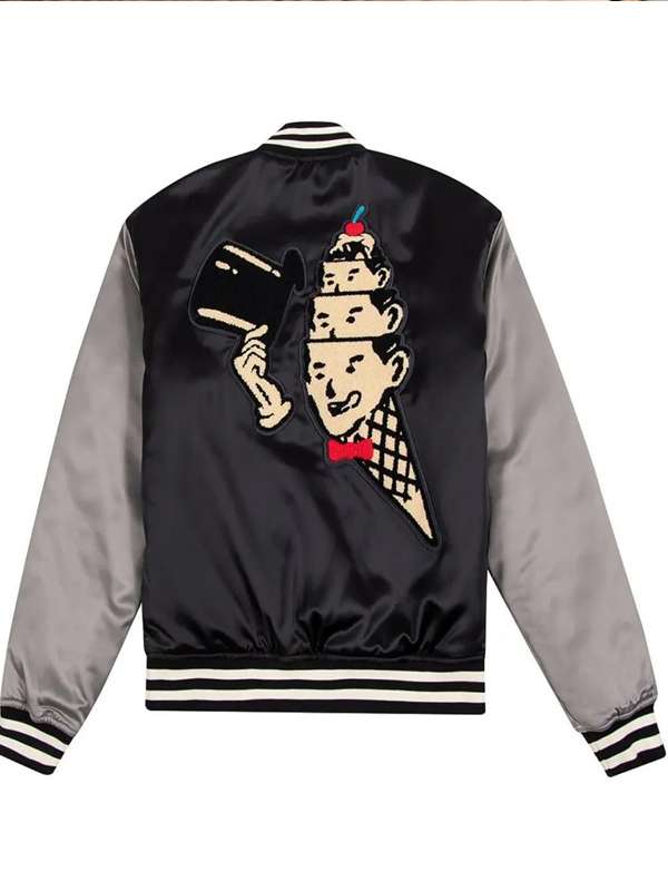 Ice Cream Hoodini Varsity Jacket - back view