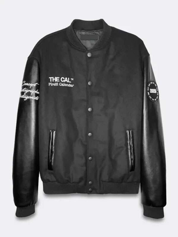 The Cal 2026 Pirelli Calendar Varsity Jacket - back view