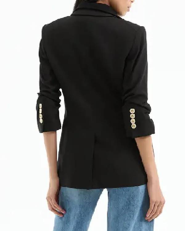 The Today Show 2025 Savannah Guthrie Ruched Sleeve Blazer Clanton Jacket