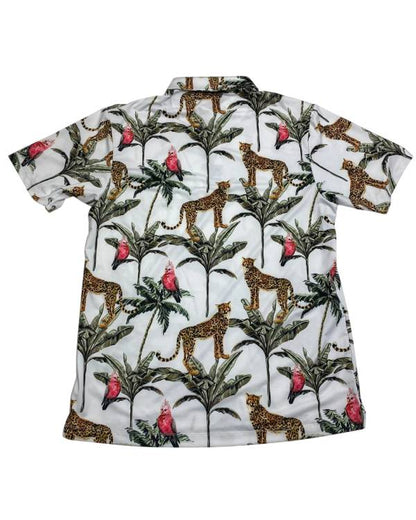 Entertainment Tonight Adam Sandler White Printed Shirt