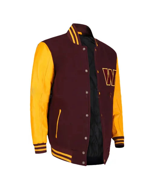 Washington Commanders Varsity Jacket - side view