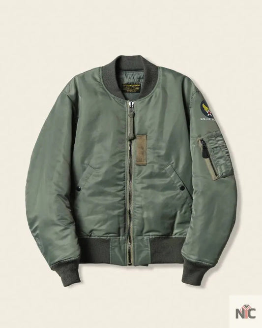 1950s USAF Type MA-1 Flight Jacket Clanton Jacket