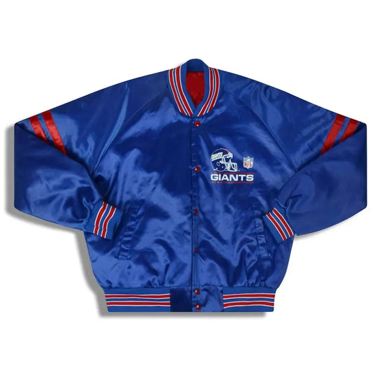 1990s New York Giants Varsity Satin Jacket
