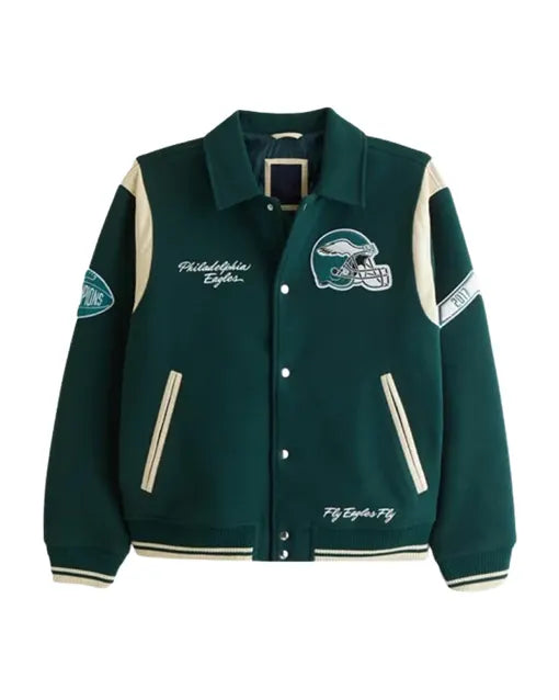 Philadelphia Eagles Varsity Bomber Jacket