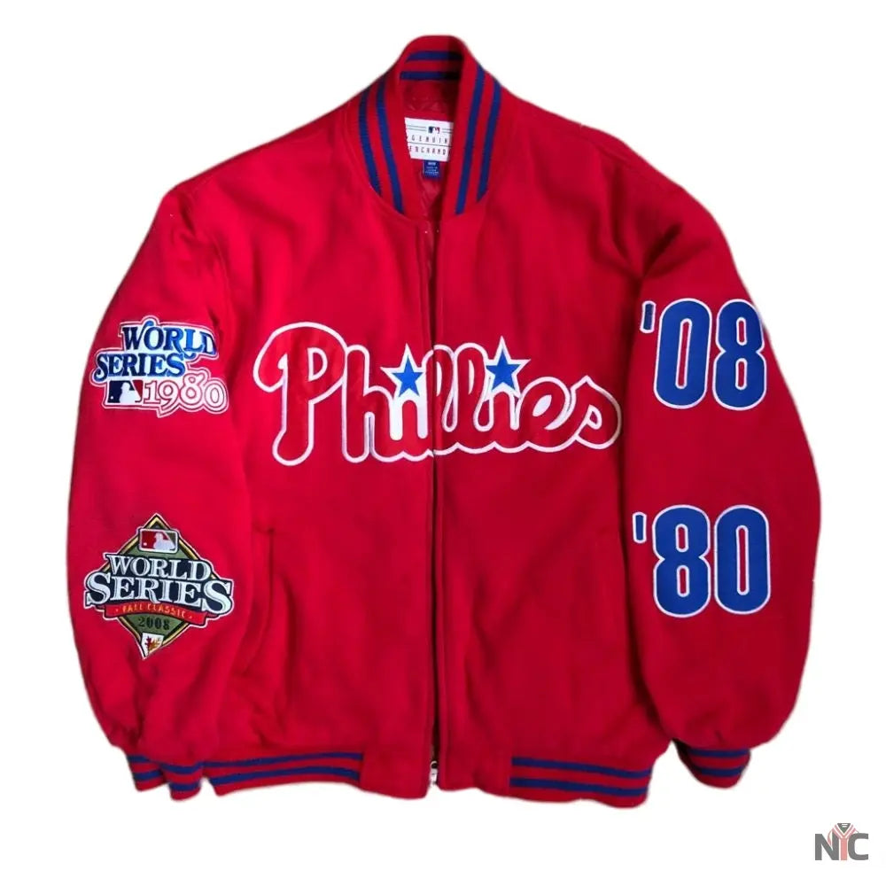2008 Philadelphia Phillies World Series Champions Jacket Clanton Jacket