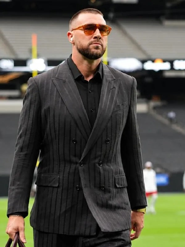 Allegiant Stadium 2026 Travis Kelce Black Blazer - view 5