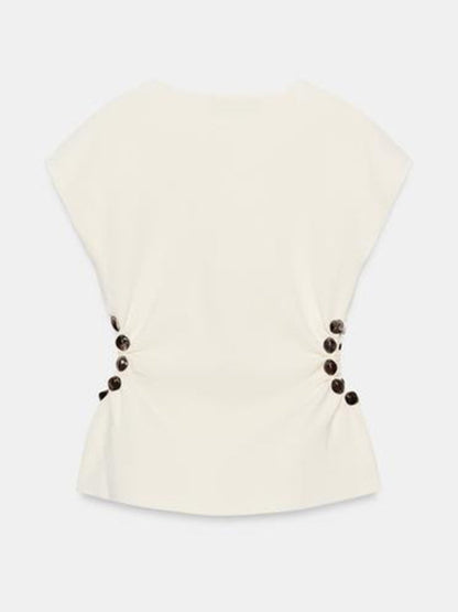The Young And The Restless Ashley Campbell Beaded Cutout Top - view 2