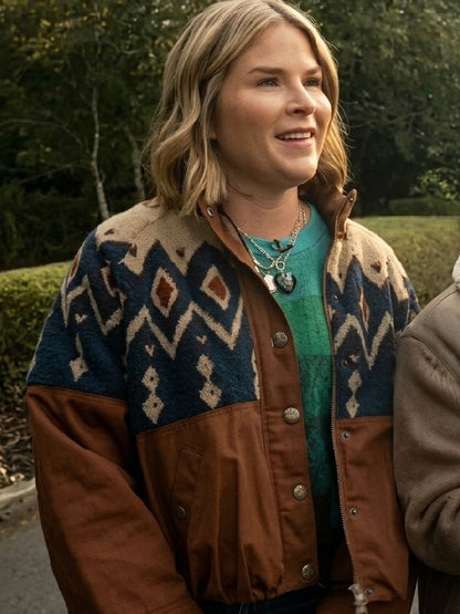 Jenna Bush Hager The Today Show 2026 Fair Isle Twill Jacket - view 3