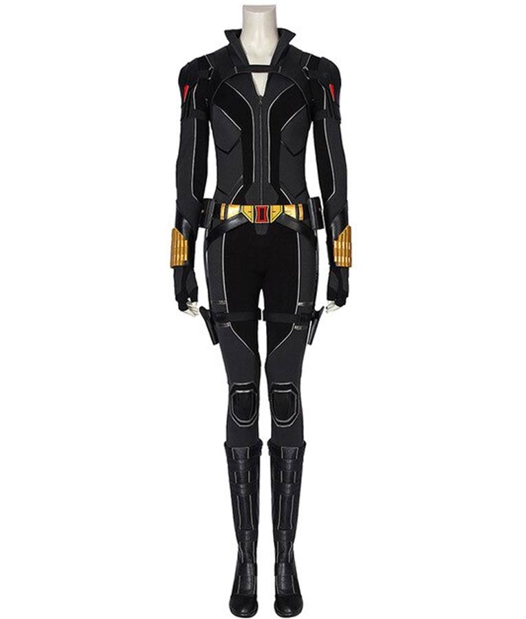 2020 Black Widow Jumpsuit Costume
