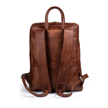 Trekker Leather Backpack – Rugged Elegance for Everyday Adventures TERRY ROGER