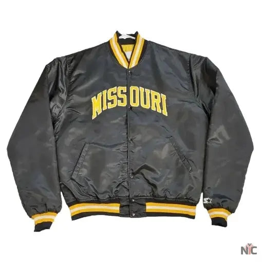 80’s Missouri Tigers Satin Jacket Clanton Jacket