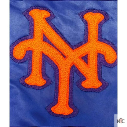 80’s New York Mets Blue Bomber Jacket Clanton Jacket