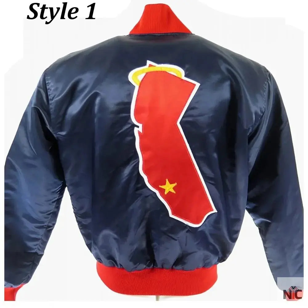 80s California Anaheim Angels Bomber Jacket Clanton Jacket