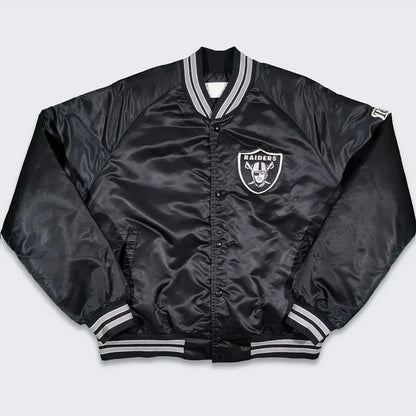 80s Los Angeles Raiders Bomber Varsity Jacket NYC Jackets