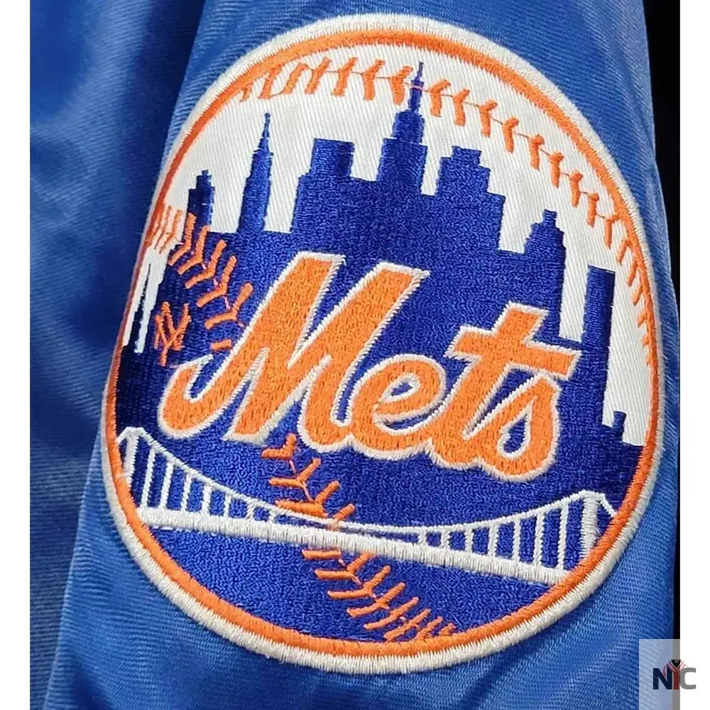 90’s New York Mets Black and Blue Jacket Clanton Jacket