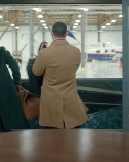 A Very Jonas Christmas Nick Jonas Brown Coat