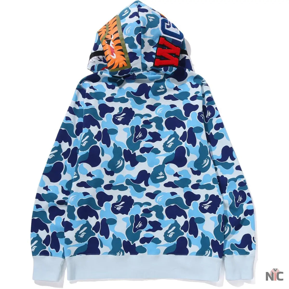 Abc Camo Crystal Stone Shark Full Zip Hoodie Mens Clanton Jacket