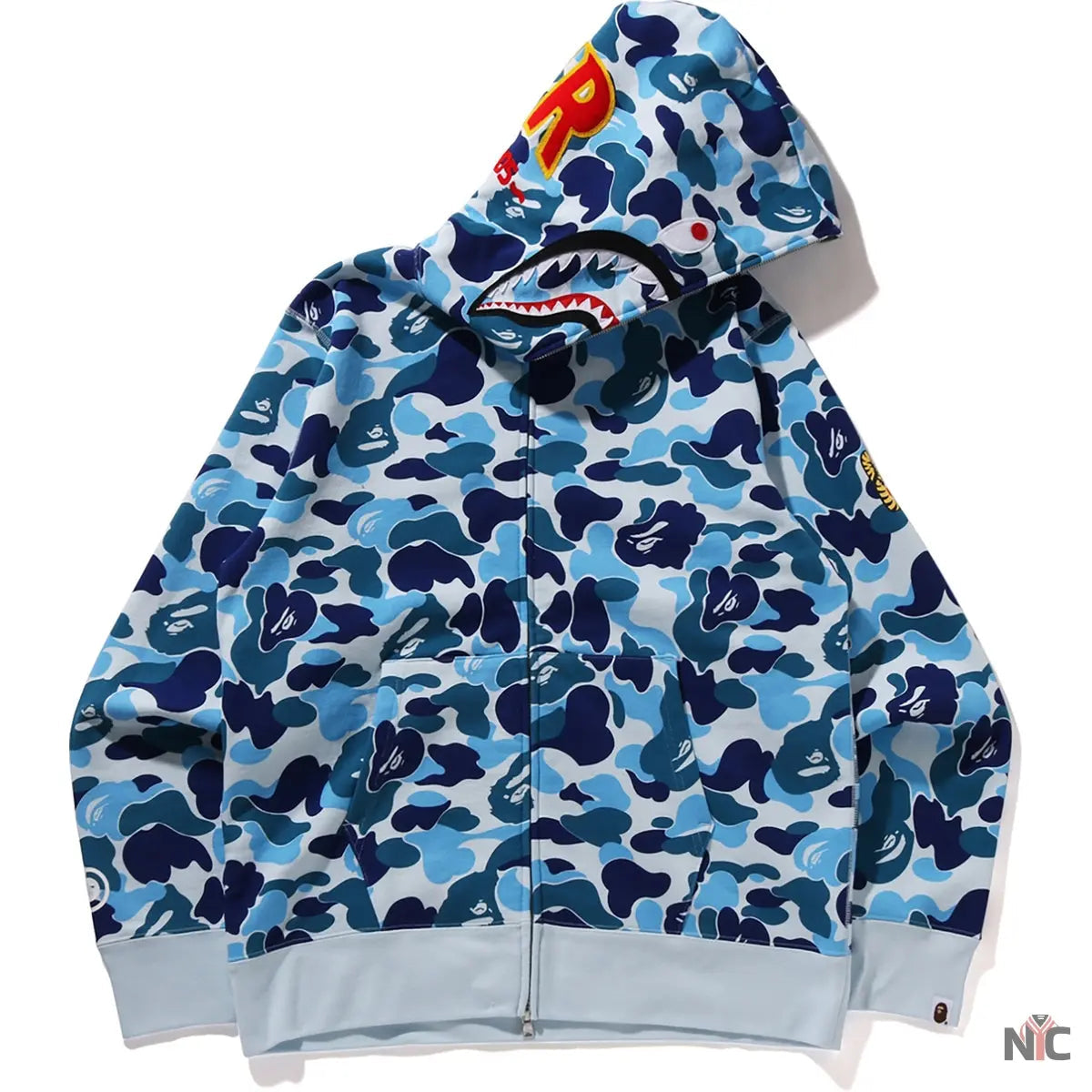 Abc Camo Shark Full Zip Hoodie Mens Clanton Jacket