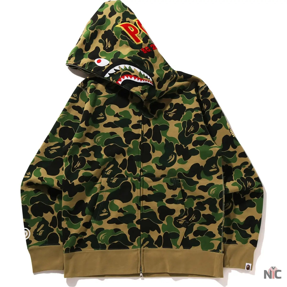 Abc Camo Shark Full Zip Hoodie Mens Clanton Jacket