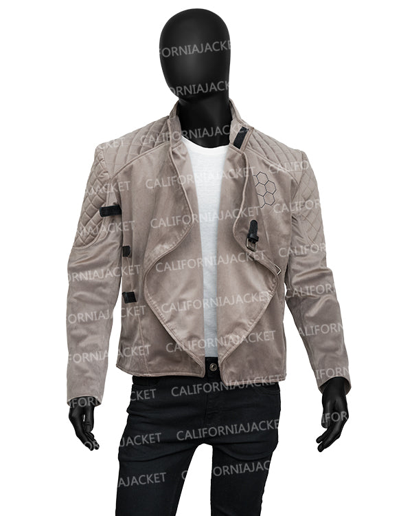 The Beekeeper 2024 Jason Statham Brown Quilted Jacket - view 2