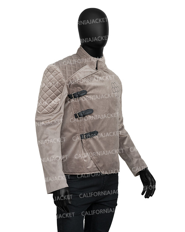 The Beekeeper 2024 Jason Statham Brown Quilted Jacket - view 5