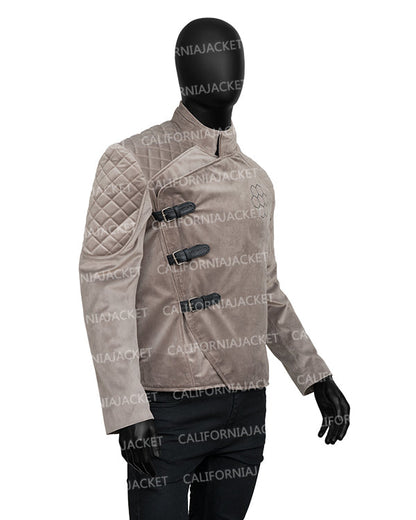 The Beekeeper 2024 Jason Statham Brown Quilted Jacket - view 5