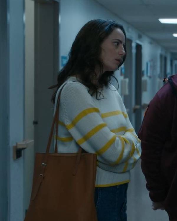 Adulthood Kaya Scodelario Striped Sweater USA Jackets