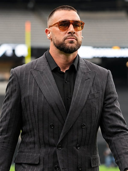 Allegiant Stadium 2026 Travis Kelce Black Blazer - view 6