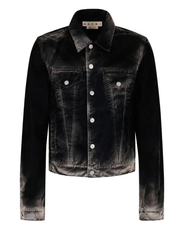 American Idol S24 Luke Bryan Black Washed Denim Jacket
