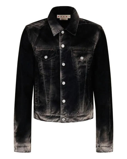 American Idol S24 Luke Bryan Black Washed Denim Jacket