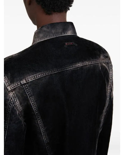 American Idol S24 Luke Bryan Black Washed Denim Jacket