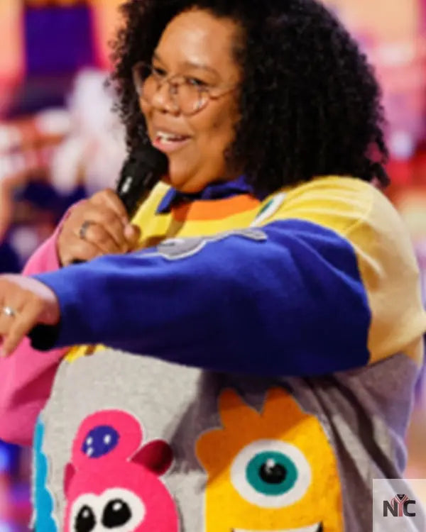 Americas Got Talent S20 Mama Duke Multicolor Monster Sweater Clanton Jacket