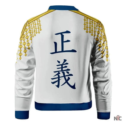 Anime One Piece Marine Bomber Jacket Clanton Jacket