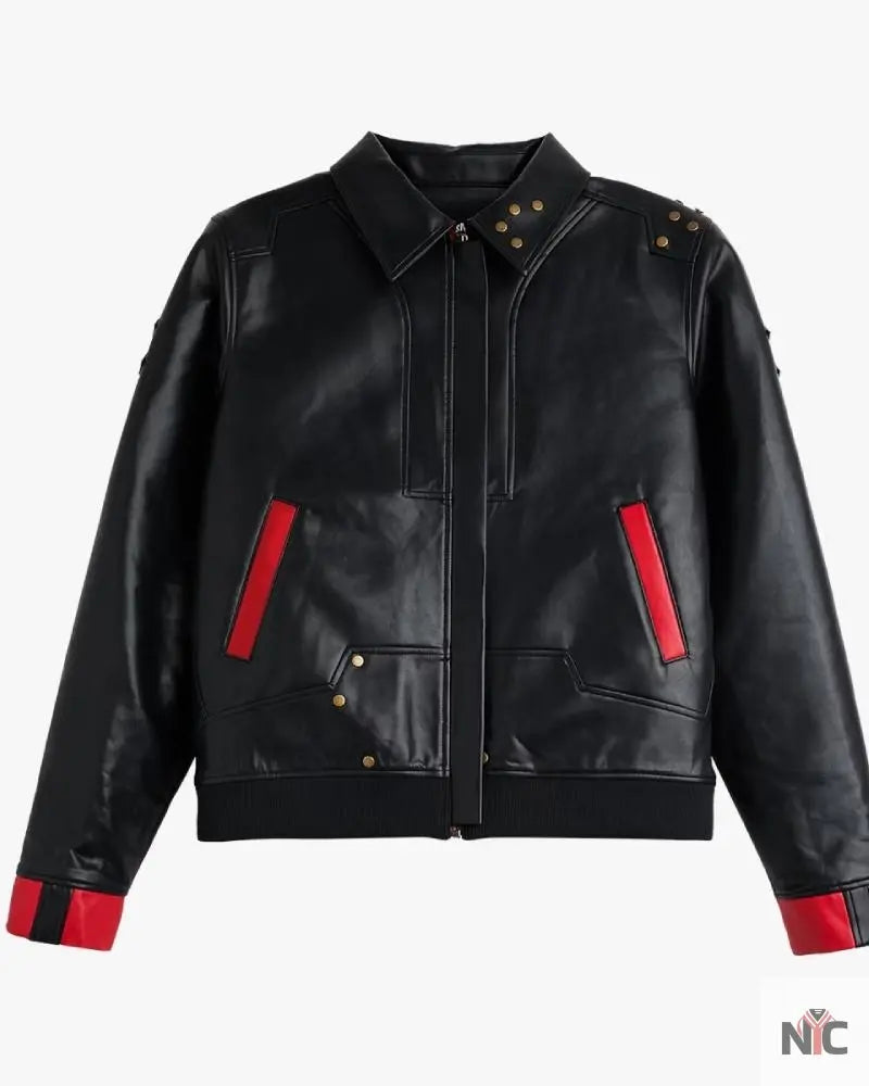 Arcane Season 2 VI Black Leather Jacket Clanton Jacket