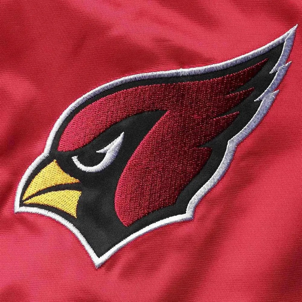 Arizona Cardinals Enforcer Satin Jacket - back view