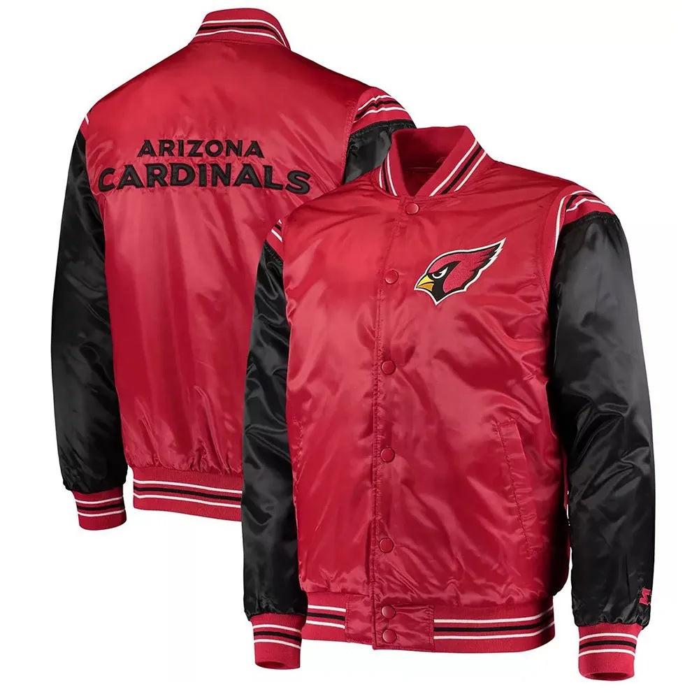 Arizona Cardinals Enforcer Satin Jacket