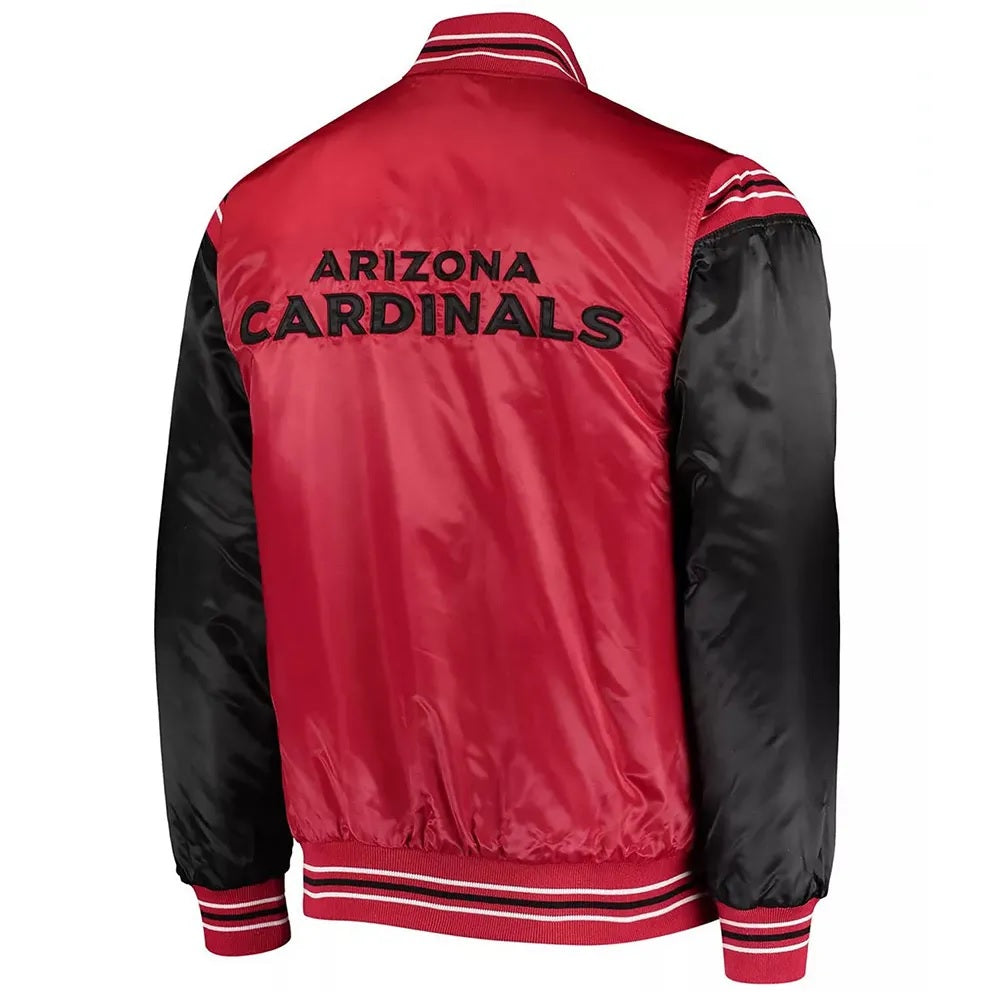 Arizona Cardinals Enforcer Satin Jacket - alternate view