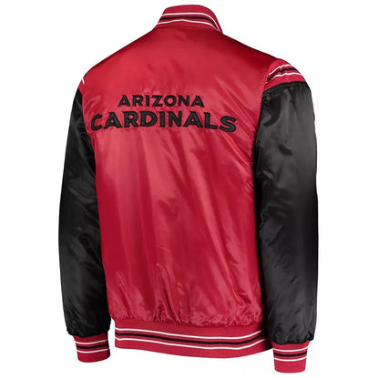 Arizona Cardinals Enforcer Satin Jacket - alternate view