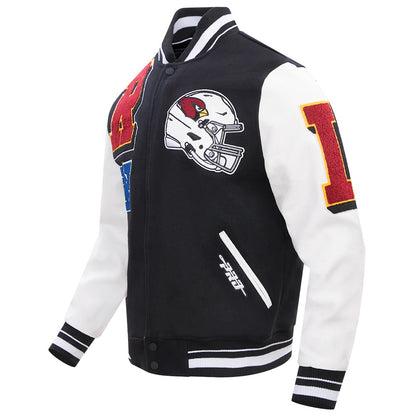 Arizona Cardinals Mashup Varsity Jacket - side view