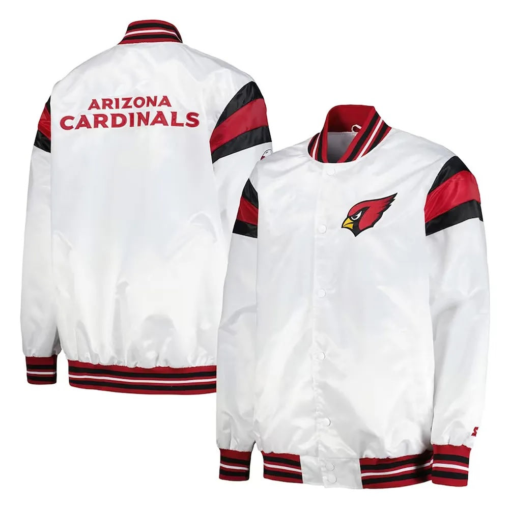Arizona Cardinals Midweight Satin Jacket - side view