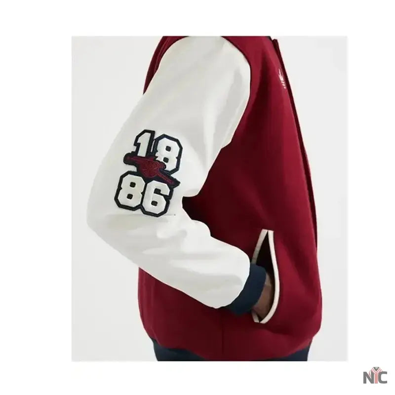 Arsenal Varsity Jacket Clanton Jacket