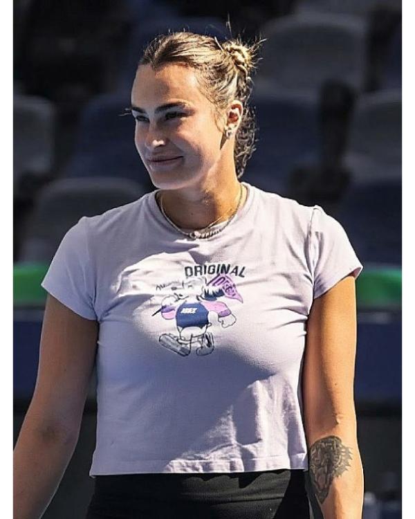 Aryna Sabalenka Wuhan Open 2026 Dog Graphic T-Shirt