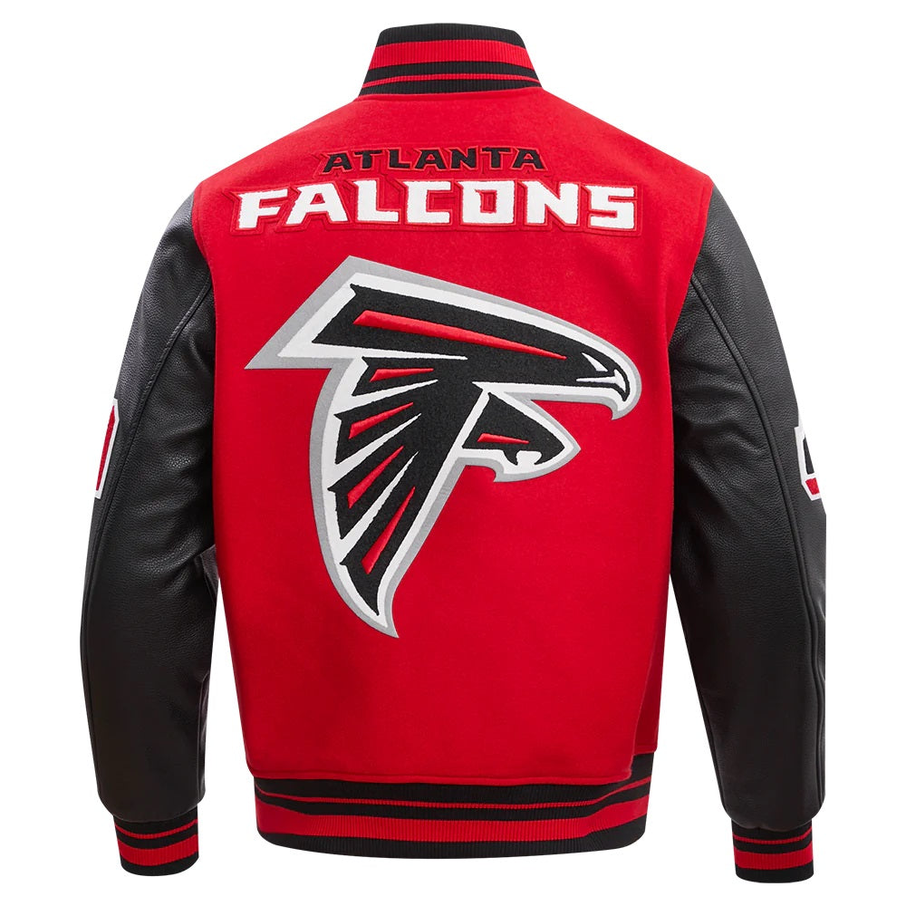 Atlanta Falcons Mashup Varsity Jacket - back view