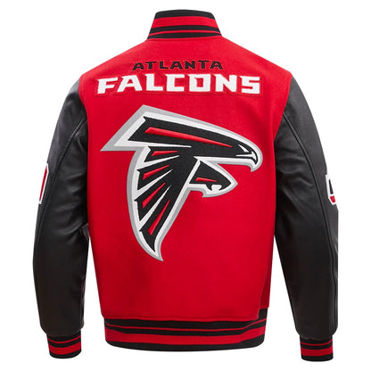 Atlanta Falcons Mashup Varsity Jacket - back view
