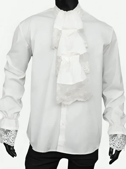 Austin Powers White Ruffle Shirt