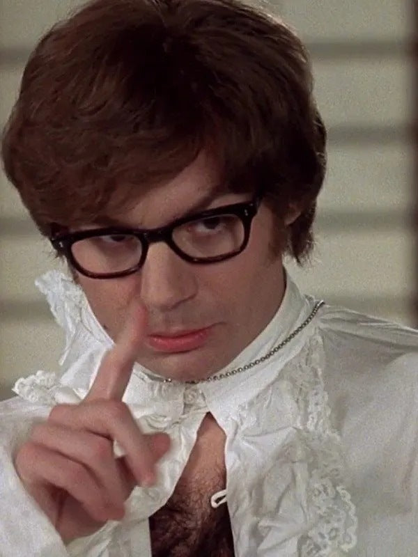 Austin Powers White Ruffle Shirt