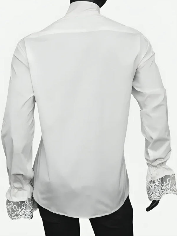 Austin Powers White Ruffle Shirt