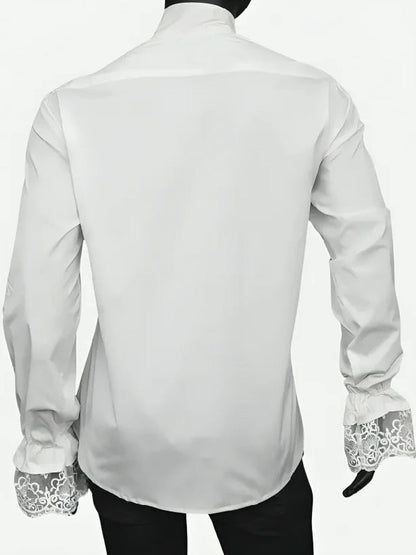 Austin Powers White Ruffle Shirt